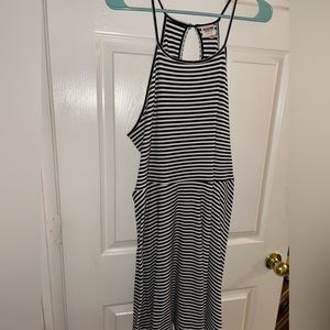 Mossimo black and white striped sundress